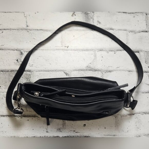 Kate and Mel Black Faux Leather Purse - Picture 8 of 14